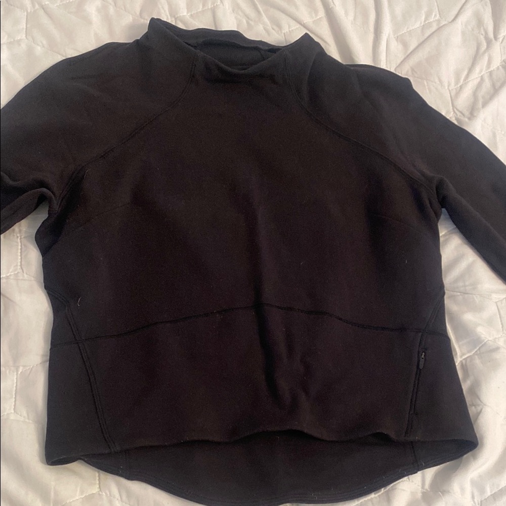 Lululemon Athletica Black Turtleneck Sweater